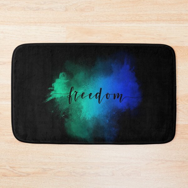 Item preview, Vivid Freedom Watercolor Calligraphy Art Print Decor designed and sold by DesignAnother.