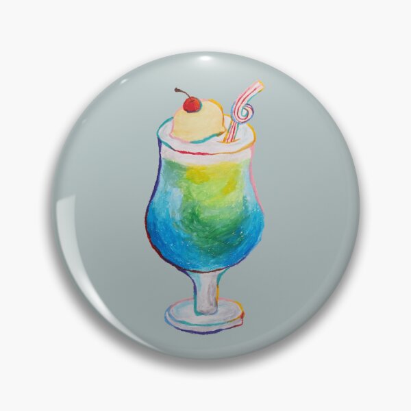 Item preview, Soda Float Smoothie Oil Pastel Hand Draw  designed and sold by purple-Q.