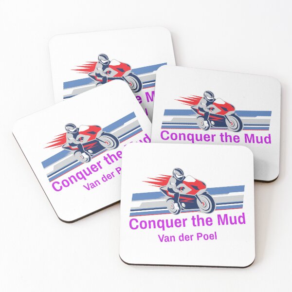 Item preview, Conquer the Mud-Van der Poel  designed and sold by PrintPopTees.
