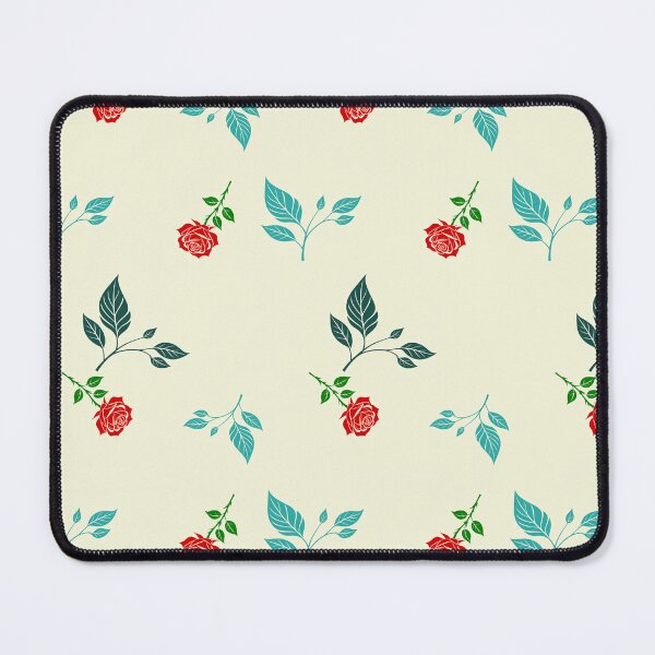 Item preview, Beige Leaves and roses pattern designed and sold by Pixevol.