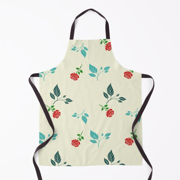 Item preview, Beige Leaves and roses pattern designed and sold by Pixevol.