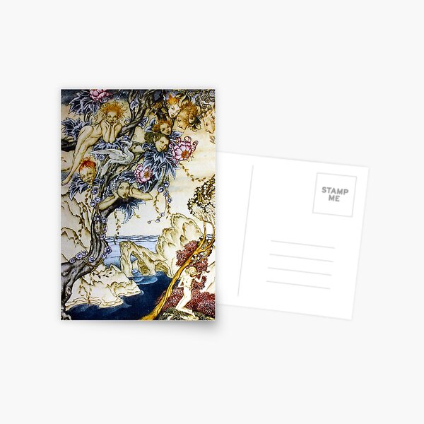 Item preview, Arthur Rackham's The Tempest - The Isle is Full of Noises designed and sold by forgottenbeauty.