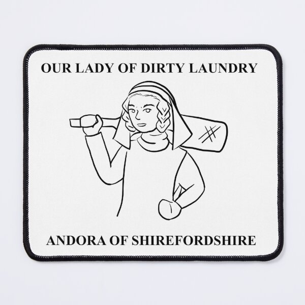 Item preview, Our Lady of Dirty Laundry Andora Laundress of Shirefordshire designed and sold by astroauroran.