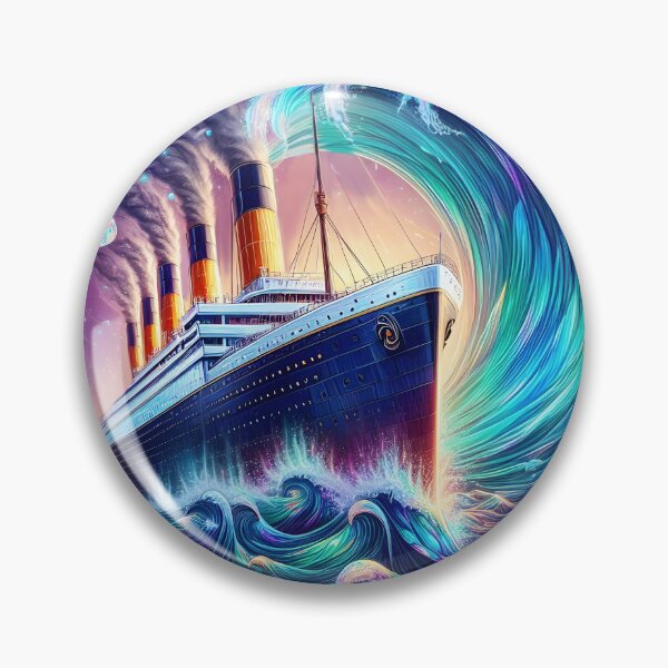 Item preview, Iridescent Titanic ship  designed and sold by EmeraldeaArt.