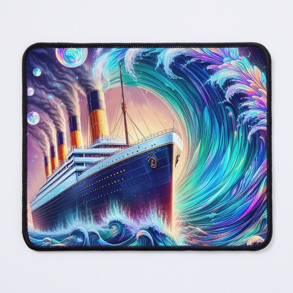 Item preview, Iridescent Titanic ship  designed and sold by EmeraldeaArt.