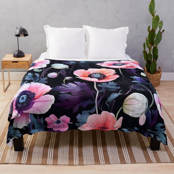 Item preview, Elegant Seamless Floral Pattern Design: Anemone and Poppy designed and sold by asprse.
