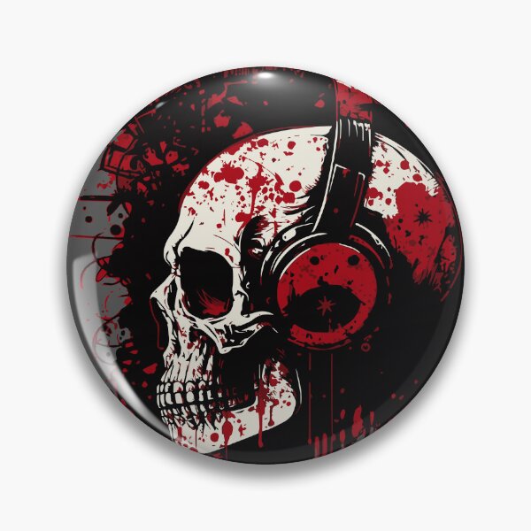 Item preview, Disc jockey de calavera zombie designed and sold by drizzd.
