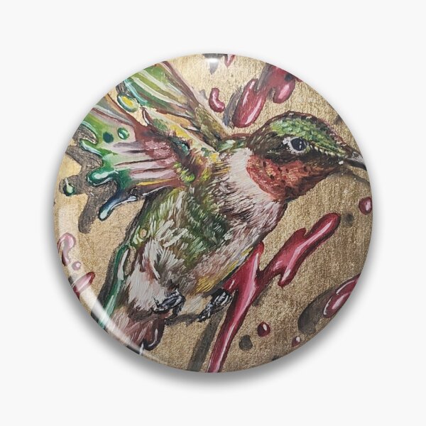 Item preview, Blobby rubythroat designed and sold by Doug Paints.