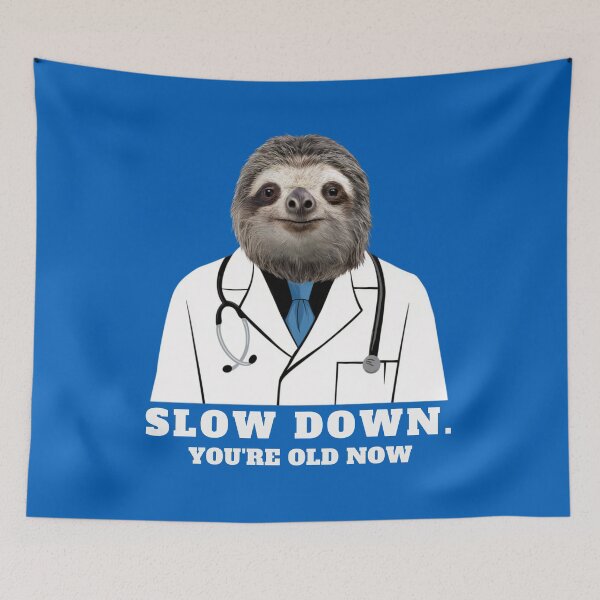 Item preview, Slow Down Funny Sloth designed and sold by Anniko Art Studio.