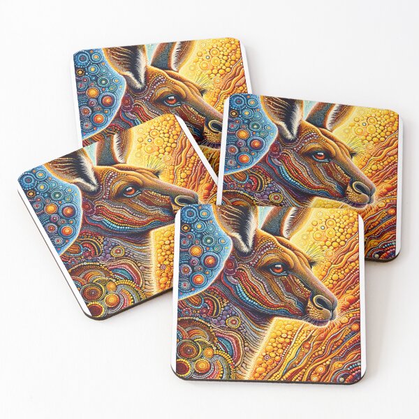 Item preview, Kangaroo Profile Aboriginal Design designed and sold by Travelcases.