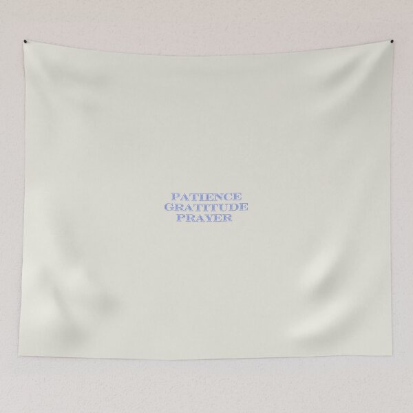 Item preview, Patience Gratitude Prayer - Quote designed and sold by Digitalgrimoire.