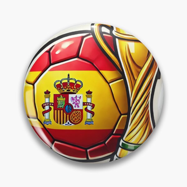 Item preview, Spain Football Trophy – Spanish Flag Soccer Ball Winner Design designed and sold by Artist Boutique Studio.