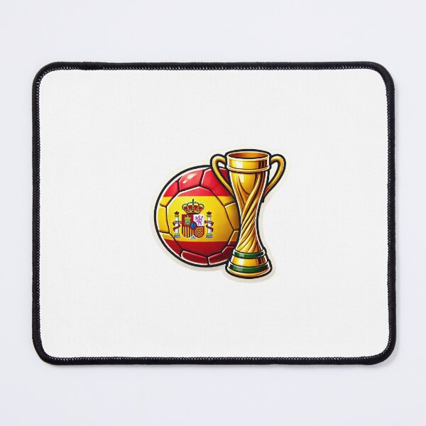 Item preview, Spain Football Trophy – Spanish Flag Soccer Ball Winner Design designed and sold by Artist Boutique Studio.