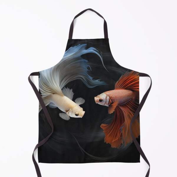 Item preview, Dueling Elegance: Dance of the Siamese Fighting Fish designed and sold by bazaarcurioso.