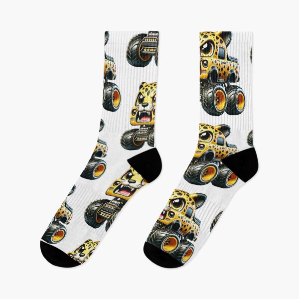 Item preview, Kawaii Cheetah Monster Truck designed and sold by Redblackman.