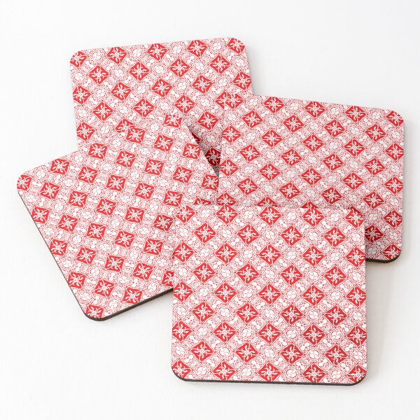 Item preview, Zentangle Morph (6)-red designed and sold by RedLeafPine.