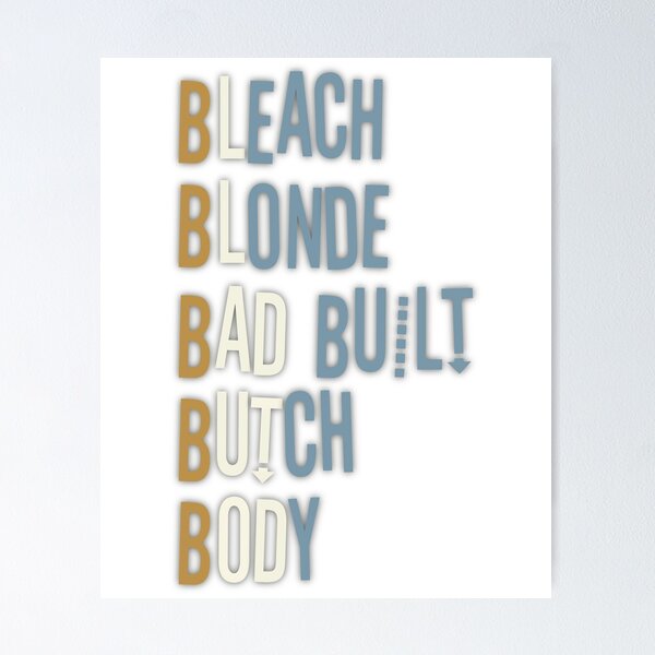 Item preview, Bleach Blonde Bad Built Butch Body Vintage 2 designed and sold by FYS-Arte-Style.