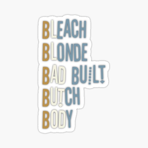 Item preview, Bleach Blonde Bad Built Butch Body Vintage 2 designed and sold by FYS-Arte-Style.