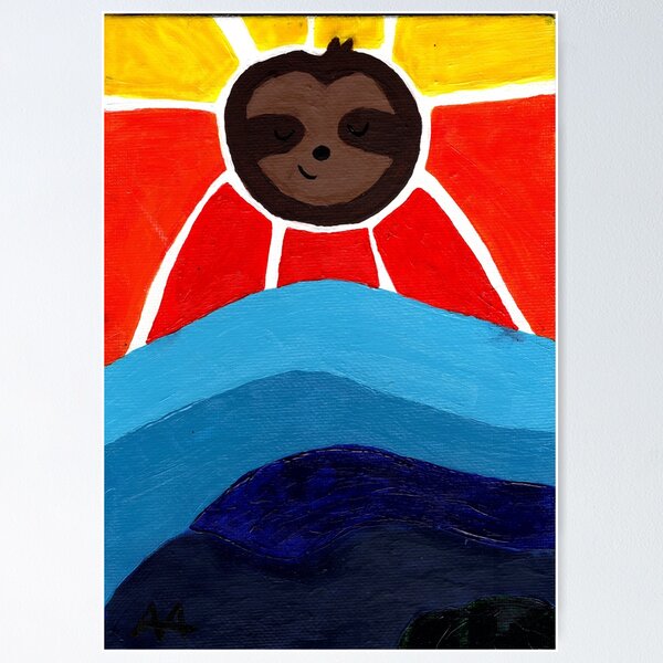 Item preview, Hanafuda Sloth designed and sold by UnhrriedTrsrs.