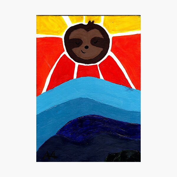 Item preview, Hanafuda Sloth designed and sold by UnhrriedTrsrs.