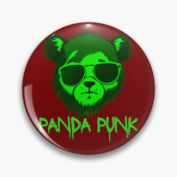 Item preview, Green Panda Punk designed and sold by pUNKnown.