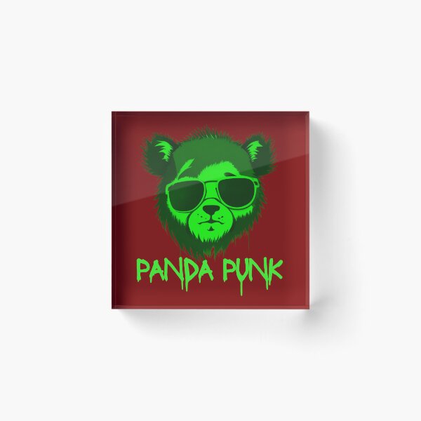 Item preview, Green Panda Punk designed and sold by pUNKnown.