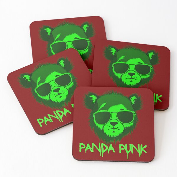 Item preview, Green Panda Punk designed and sold by pUNKnown.