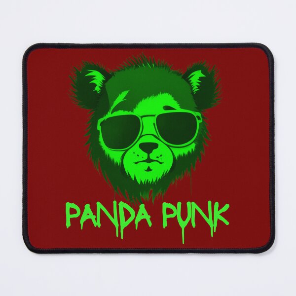 Item preview, Green Panda Punk designed and sold by pUNKnown.