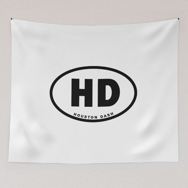 Item preview, Houston Dash Classic Oval designed and sold by HBStickerworks.