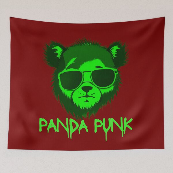 Item preview, Green Panda Punk designed and sold by pUNKnown.