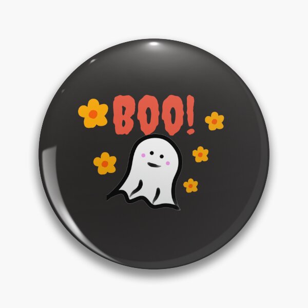 Item preview, Boo! Ghost and Flowers  designed and sold by DanielleGensler.