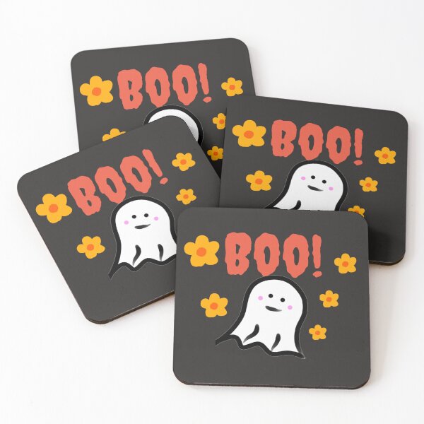 Item preview, Boo! Ghost and Flowers  designed and sold by DanielleGensler.