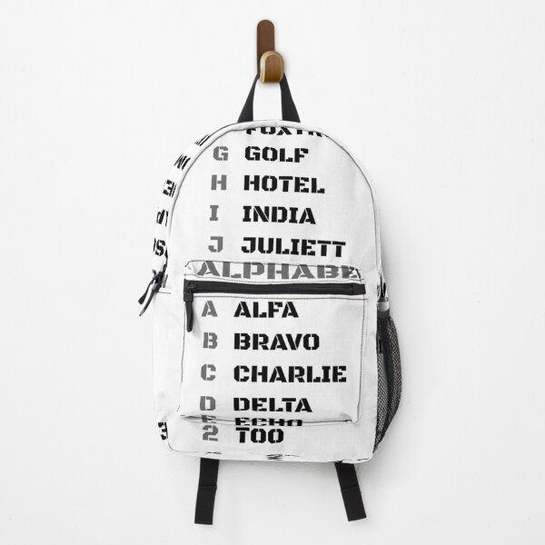 Item preview, Military Alphabet and Numbers Black designed and sold by AnnSign.