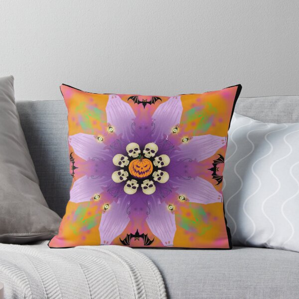 Item preview,  Candy orange Halloween mandala  designed and sold by Neophobia-art.