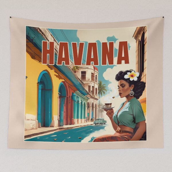 Item preview, HAVANA CUBA LATIN PRIDE DESIGN TROPICAL TRAVEL designed and sold by La Loca.