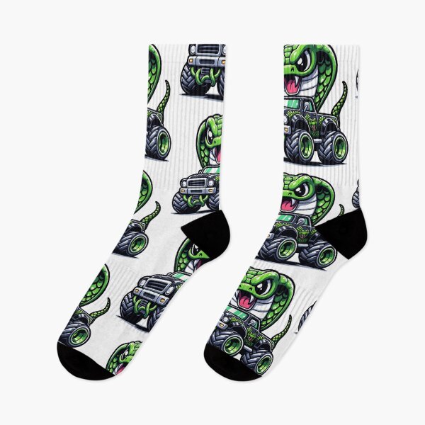 Item preview, Kawaii Snake Monster Truck designed and sold by Redblackman.