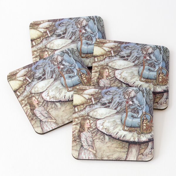 Item preview, Alice and the Caterpillar - Arthur Rackham designed and sold by forgottenbeauty.