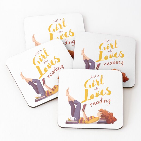 Item preview, Just a Girl Who Loves to Read designed and sold by Invisible-Cult.