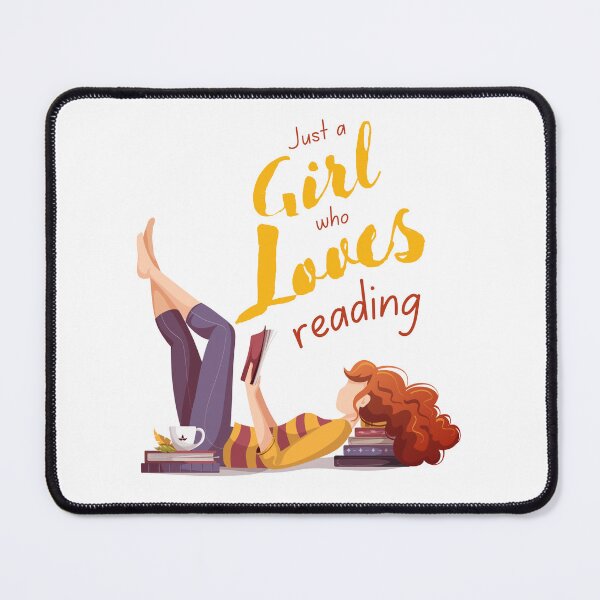 Item preview, Just a Girl Who Loves to Read designed and sold by Invisible-Cult.