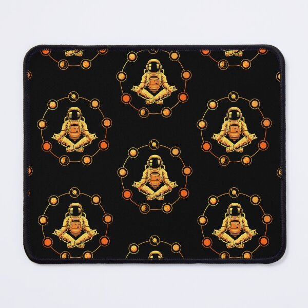 Item preview, Meditating Astronaut designed and sold by WoodburyLake.