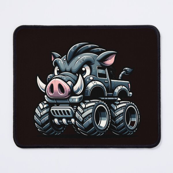 Item preview, Kawaii Hedge Hog Monster Truck designed and sold by Redblackman.