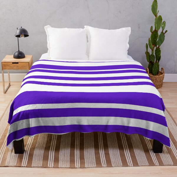 Item preview, Purple And White Striped Pattern Design designed and sold by signshirtz.