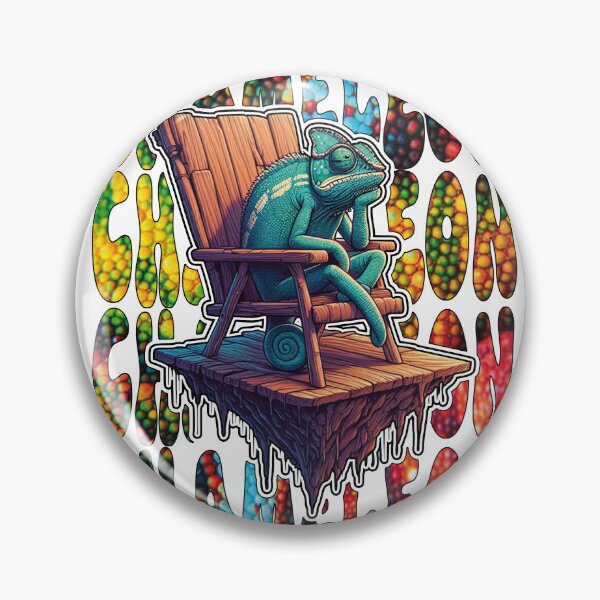 Item preview, Chamaleon Chill Vibes (White Background) designed and sold by estoicore.