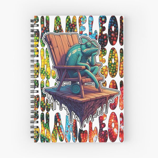 Item preview, Chamaleon Chill Vibes (White Background) designed and sold by estoicore.