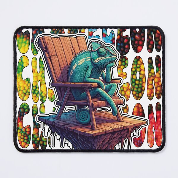 Item preview, Chamaleon Chill Vibes (White Background) designed and sold by estoicore.
