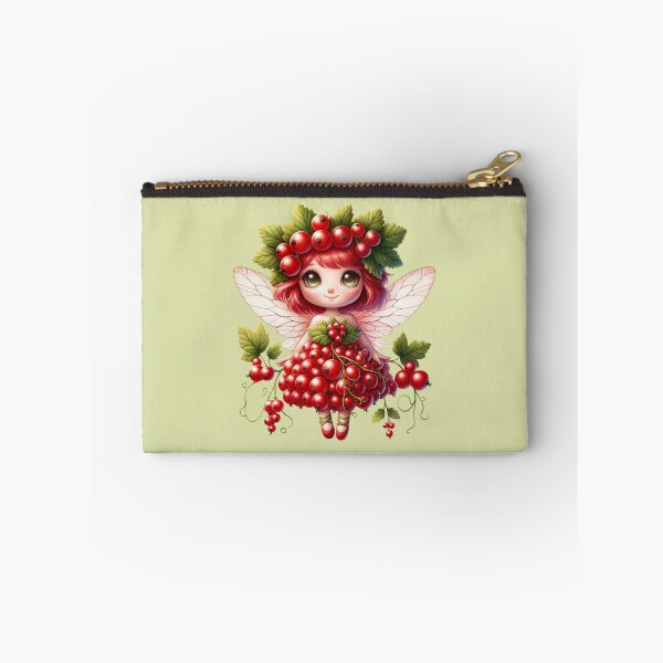 Item preview, Cute Cassis Fairy with Red Currants and Wings Manga Anime Girl designed and sold by Annika Shurafa.