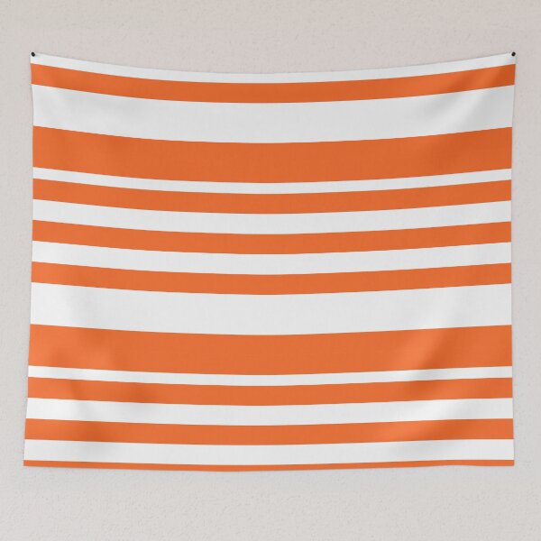 Item preview, Orange And White Striped Pattern Design designed and sold by signshirtz.