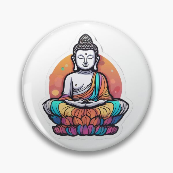 Item preview, Tiny painted Buddha  designed and sold by JIGUWORLD.