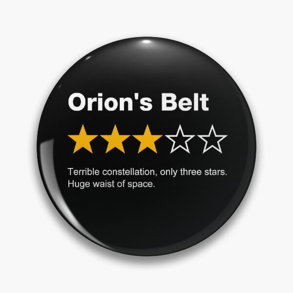 Item preview, Orion's Belt 3-star review designed and sold by The-Interceptor.