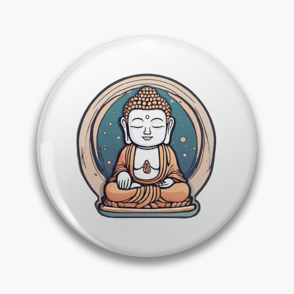 Item preview, Tiny painted Buddha  designed and sold by JIGUWORLD.